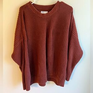 Oversized chunky sweater